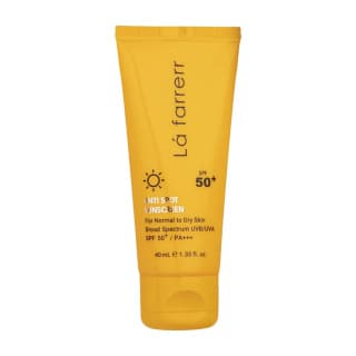 کرم ضد آفتاب بی رنگ و ضد لک لافارر مناسب پوست خشک و نرمال SPF50