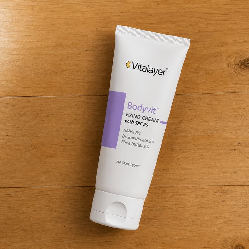 کرم مرطوب کننده دست ویتالیر مدل بادی ویت spf25