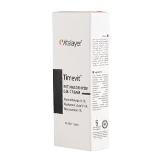 کرم ژل رتینالدئید ویتالیر مدل Timevit حجم 30 میلی لیتر