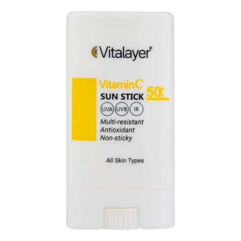 ضد آفتاب استیکی ویتالیر مدل ویتامین سی انواع پوست SPF50